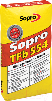 Фуга Sopro TFb 554 (25кг, серый)