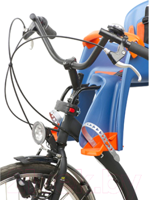Детское велокресло Polisport Bilby Junior (синий/оранжевый)