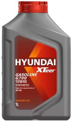 Моторное масло Hyundai XTeer Gasoline G700 10W40 / 1011009 (1л)