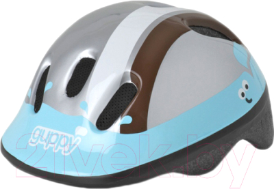 Защитный шлем Polisport Guppy 44/48 (XXS, синий/коричневый)