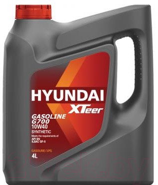 Моторное масло Hyundai XTeer Gasoline G700 10W40 / 1041014 (4л)