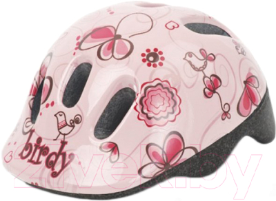 Защитный шлем Polisport Birdy 44/48 (XXS, бежевый/розовый)