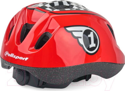 Защитный шлем Polisport Race 46/53 / 8740300008 (XS, красный/черный)