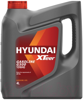 Моторное масло Hyundai XTeer Gasoline G500 10W40 / 1041044 (4л)