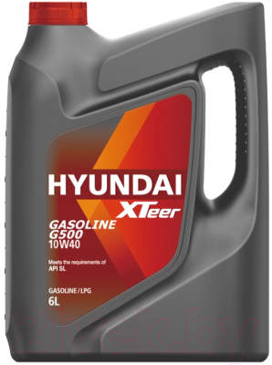 Моторное масло Hyundai XTeer Gasoline G500 10W40 / 1061044 (6л)