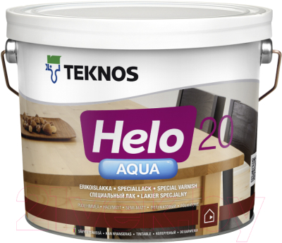 Лак Teknos Helo Aqua 20 Semimatt (9л, полуматовый)