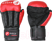 Перчатки для рукопашного боя RuscoSport Красный (р-р 8) - 