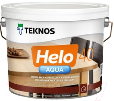 Лак Teknos Helo Aqua 40 Semigloss (2.7л, полуглянцевый)