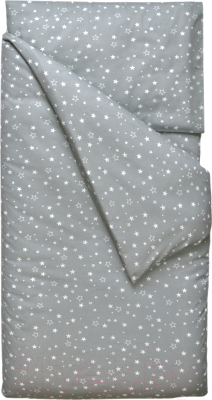 Комплект постельного белья Martoo Comfy B 1.5 (бязь, звезды на сером)