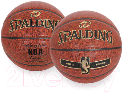 Баскетбольный мяч Spalding Gold Indoor/Outdoor / 76-014Z (размер 7)