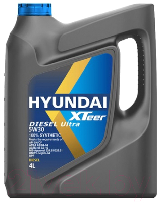 Моторное масло Hyundai XTeer Diesel Ultra 5W30 / 1041222 (4л)