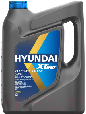 

Моторное масло Hyundai XTeer, Diesel Ultra 5W40 / 1061223