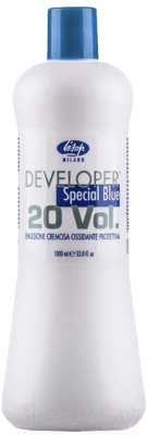 Эмульсия для окисления краски Lisap Developer Spezial Blu 20 vol голубой 6% (1л)