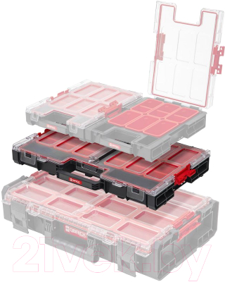 Ящик для инструментов QBrick System Organizer L / ORGQLCZAPG002 (черный)