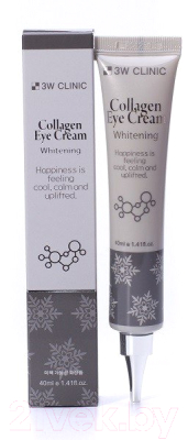 Крем для век 3W Clinic Collagen Whitening Eye Cream (40мл)