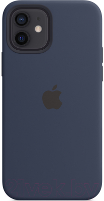 Чехол-накладка Apple Silicone Case with MagSafe для iPhone 12/12 Pro / MHL43 (темный ультрамарин)