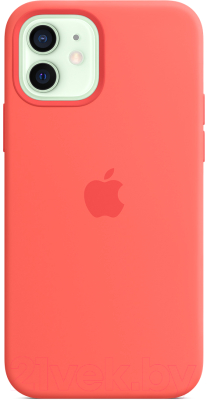 Чехол-накладка Apple Silicone Case with MagSafe для iPhone 12/12 Pro / MHL03 (розовый цитрус)