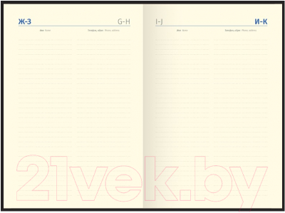 Изображение товара Ежедневник Delucci Недатированный / 89502 (коричневый)