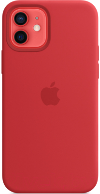 Чехол-накладка Apple Silicone Case w/MagSafe для iPhone 12/12Pro (PRODUCT)RED / MHL63