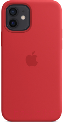 Чехол-накладка Apple Silicone Case w/MagSafe для iPhone 12/12Pro (PRODUCT)RED / MHL63