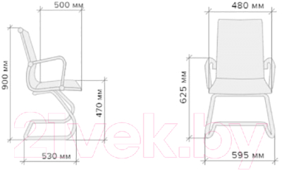 Изображение товара Стул офисный Everprof EP-696 CF (черный)