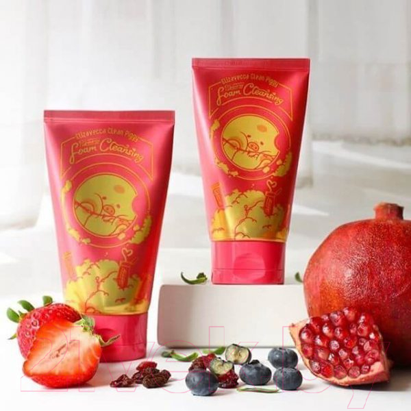 Пенка для умывания Elizavecca Clean Piggy Pinkenergy Foam Cleansing (120мл) — фото 4