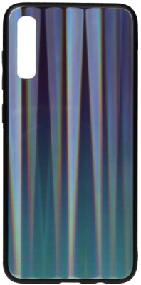 Чехол-накладка Case Aurora для Galaxy A70 (синий/черный)