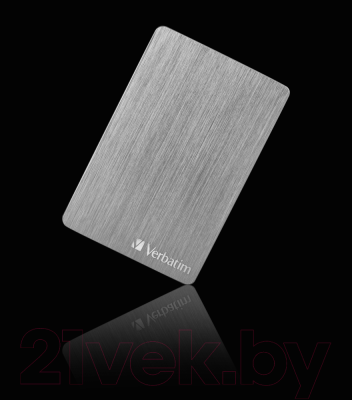 Внешний жесткий диск Verbatim Store 'n' Go Alu USB 3.2 2TB / 53665 (серый)
