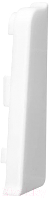 Заглушка для плинтуса Arbiton Indo 01 Белый Блеск (правый)