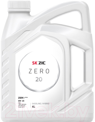 Моторное масло ZIC Zero 20 0W20 / 162035 (4л)