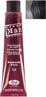 Крем-краска для волос Lisap Man 2 (60мл, коричневый) - 