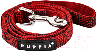 Поводок Puppia Puppytooth / PATD-AL1764-WN-M (бордовый)