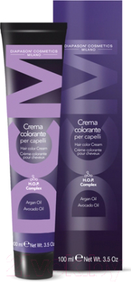 Крем-краска для волос DCM Hair Color Cream HOP Complex 8/72 (100мл, светлый блондин бежевый пепельный)