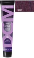 Крем-краска для волос DCM Hair Color Cream HOP Complex 3/85 (100мл, темно-каштановый фиолетовый рыжий) - 