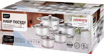 Набор кухонной посуды Ardesto Gemini Gourmet / AR1910PS