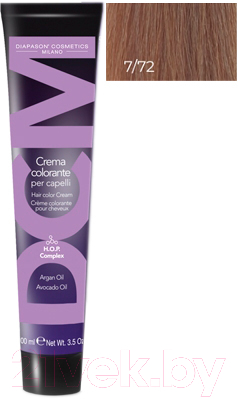 

Крем-краска для волос DCM, Русый, Hair Color Cream HOP Complex 7/72