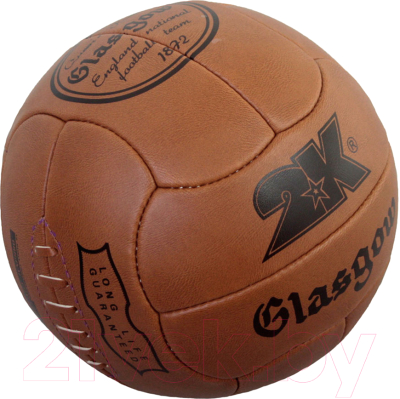 Мяч футбольный сувенирный 2K Sport Glasgow-Retro / 127068 (4, коричневый)