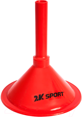 Конус тренировочный 2K Sport 127905 (красный)