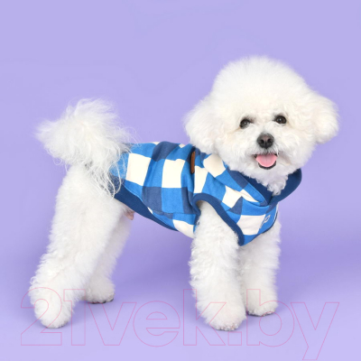 Толстовка для животных Puppia Curtis / PAUD-TS1846-BL-XL (голубой)