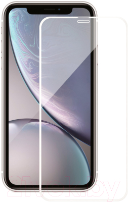 Защитное стекло для телефона Volare Rosso Fullscreen Full Glue для iPhone XR/11 (белый)