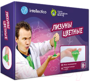 

Набор для опытов Intellectico, Лизуны цветные