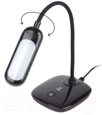 Настольная лампа ЭРА NLED-480-6W-BK (черный)