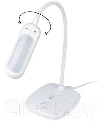 Настольная лампа ЭРА NLED-480-6W-W (белый)