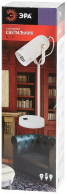 Настольная лампа ЭРА N-117-Е27-40W-W (белый)