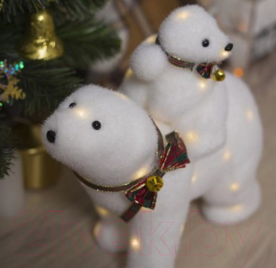 Изображение товара Световая фигурка Luazon Медведь и медвежонок 4357011