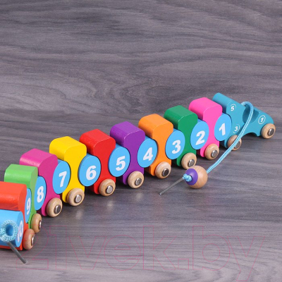 Развивающая игрушка Darvish Поезд цифры / DV-T-1612