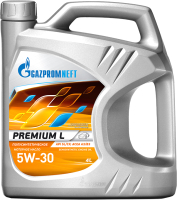 Моторное масло Gazpromneft Premium L 5W30 / 2389900118 / 2389907290 (4л) - 