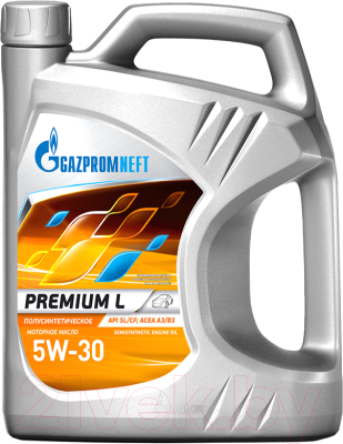 Моторное масло Gazpromneft Premium L 5W30 / 2389900120 / 2389907291 (5л)