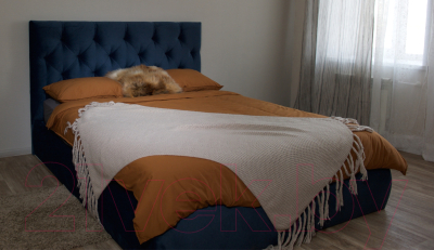 Полуторная кровать Sofos Бетти с ПМ 140x200 (Lecco Ocean)