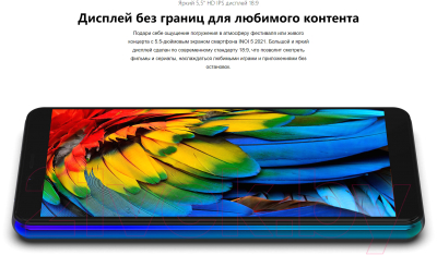 Смартфон Inoi 5 2021 (черный)